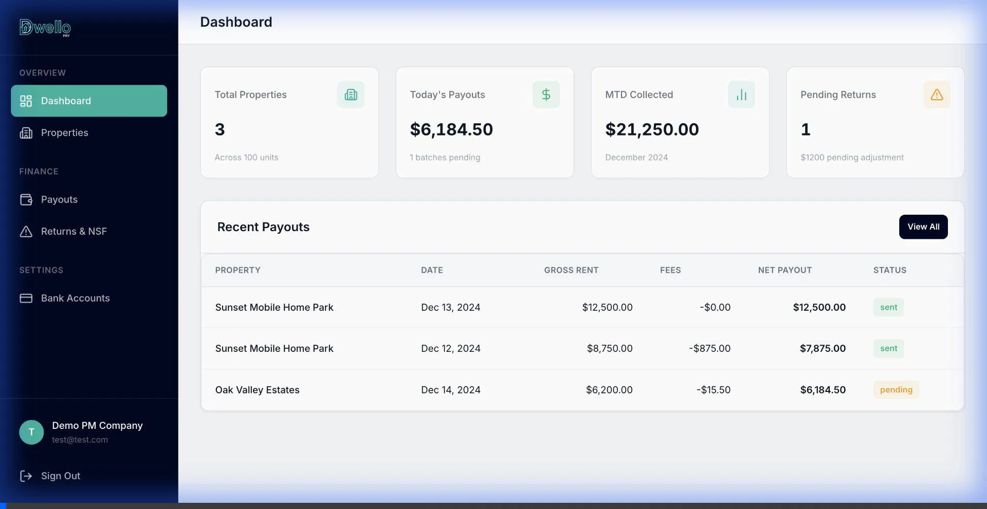 Dwello Operator Portal